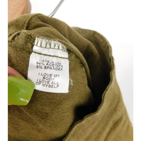 Flax Women's Tan Elastic Waisted Pull-On Trouser Pants Size Medium - Picture 4 of 4